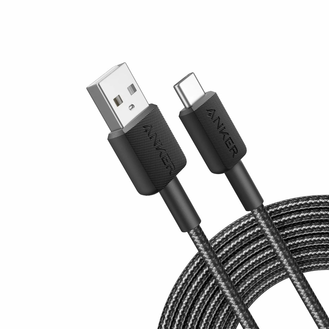 كابل نايلون Anker USB-A إلى USB-C بطول 10 قدم A81H7H11