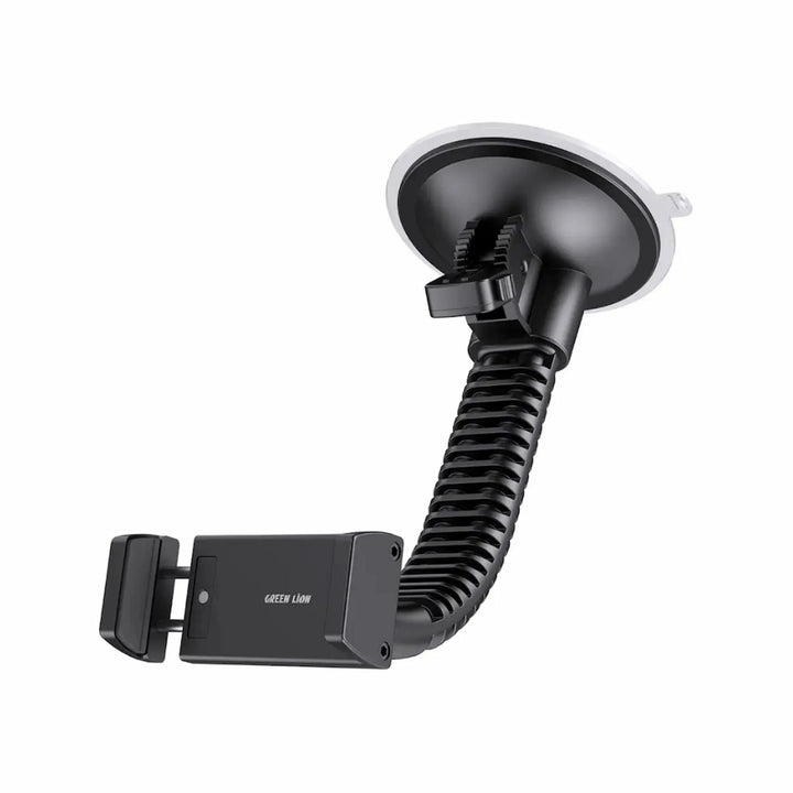 Green Lion GV-550 Heavy Duty Windshield Car Phone Mount - Black