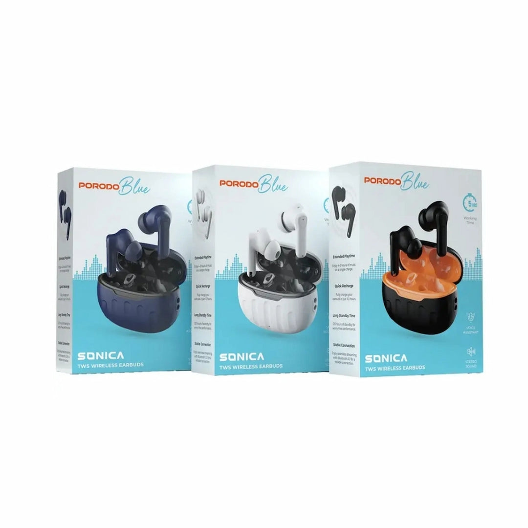 Porodo Blue TWS BT5.4 - Black