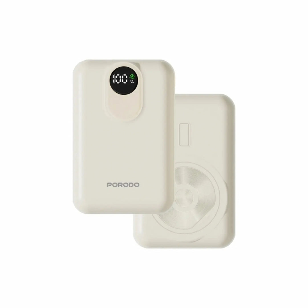 Porodo MagNex MagSafe 15W Powerbank 20K MAH With PD20W - White