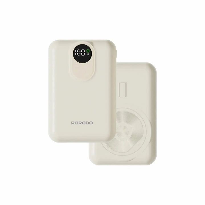 Porodo MagNex MagSafe 15W Powerbank 20K MAH With PD20W - White