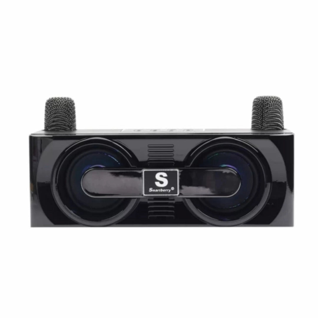 مكبر صوت كاريوكي لاسلكي Smartbarry M24 بميكروفونين